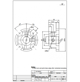 BẢN VẼ 2D TIÊU CHUẨN JIS